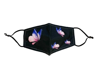 Black Facemasks Wholesale - Butterfly Print Face Masks Wholesale Print Facemasks USA - Buy Bulk Cloth Facial Covers Los Angeles - USA Fashion Mask Wholesaler