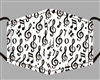 Musical Notes Print Cotton Mask - Buy Bulk Print Face Masks Los Angeles - Novelty Face Mask Buy Wholesale Fashion Facemasks - Buy Volume Reusable Cotton Fashion Face Covers Los Angeles Wholesaler USA