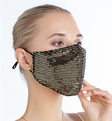 Sequin Facemasks - Pack of 3 ($5.00/each)