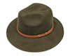 wholesale wool panama hats faux leather belt