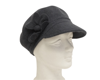 Winter Hats - Lambswool Cabbie Hat