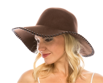 wholesale whipstitch floppy hats wool felt - wool felt