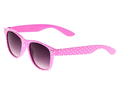 wholesale kids sunglasses flexible frames polka dots