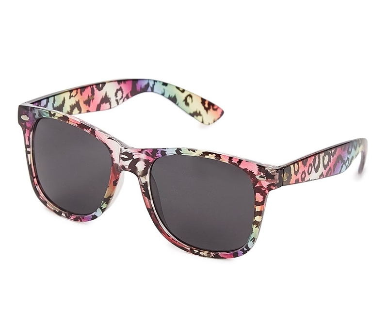 ANIMAL PRINT COLOR FRAME SUNGLASSES sun glasses leopard tiger novelty fashion 