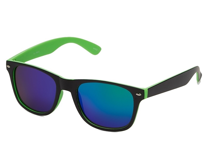 Neon Sunglasses with White Frame | Deluxe