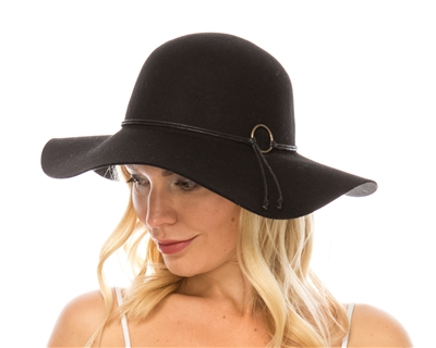 Wholesale Floppy Hats - Wool Felt w/ Ring Buckle