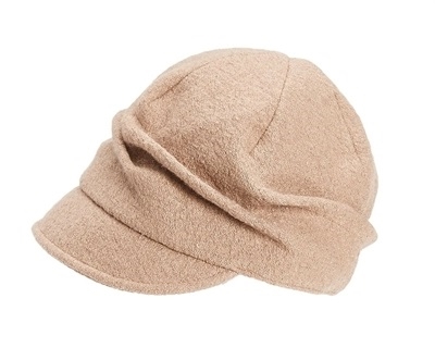 wholesale newsboy cabbie caps pleated wool blend cap