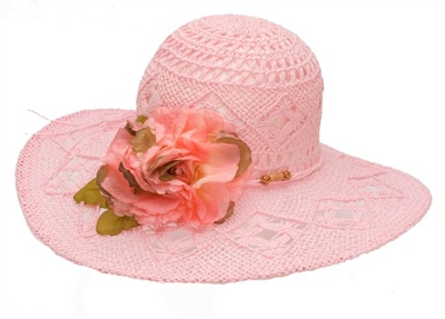 wholesale pink hats sun hat flower