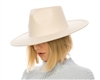 Wholesale Felt Rancher Hats - Solid Color Stiff Brim Felt Hats Wholesale