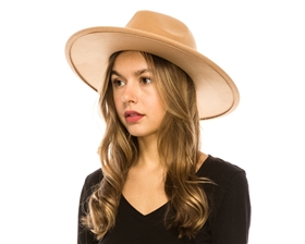 Wholesale Womens Panama Hats Bow - Wholesale Wide Brim Fashion Fedora Hats - Womens Felt Hats Whoelsale