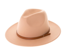 Wholesale Flat Brim Vegan Felt Fedora Hats - Womens Fedoras Wholesale Los Angles Hat Company