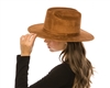 Wholesale Vegan Suede Cowboy Western Hats Wholesale Solid Color Stiff Brim Suede Hats