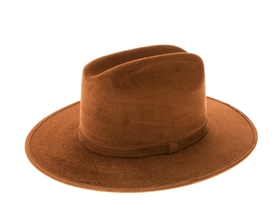 Wholesale Vegan Suede Cowboy Western Hats Wholesale Solid Color Stiff Brim Suede Hats