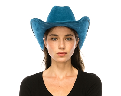 Wholesale Womens Suede Cowboy Hats Wholesale Ladies Cattleman Cowgirl Hats Stiff Brim Western Hats Wholesale