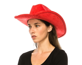 Wholesale Womens Suede Cowboy Hats Wholesale Ladies Cattleman Cowgirl Hats Stiff Brim Western Hats Wholesale