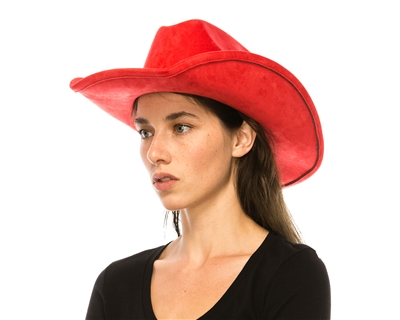 Wholesale Womens Suede Cowboy Hats Wholesale Ladies Cattleman Cowgirl Hats Stiff Brim Western Hats Wholesale