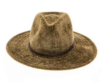 Wholesale Chenille Knit Panama Hats - Fall Fedora Hats Wholesale