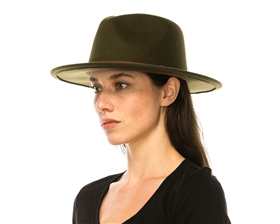 Wholesale Vegan Felt Fedora Hats - Stiff Brim Felt Hats Wholesale