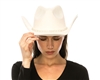 Wholesale Rhinestone Suede Cowboy Hats - Solid Color Stiff Brim Suede Western Hats Wholesale