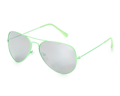 wholesale fashion beach sunglasses - Bright Neon Aviators Fashion Sunglasses
