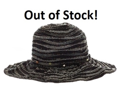 Wholesale UPF Sun Hats - Earth Tones Packable Ribbon Hat