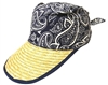 wholesale straw visor cap  bandana lot of 12