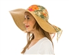 wholesale wide brim floppy sun hats - hawaiian wraps