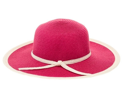 Bulk Wide Brim Sun Hats - Sun Protection Hats Wholesale - Straw Beach Wide  Brim Hat - Bright Colors