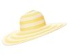 extra wide brim hats wholesale - big floppy striped straw sun hat