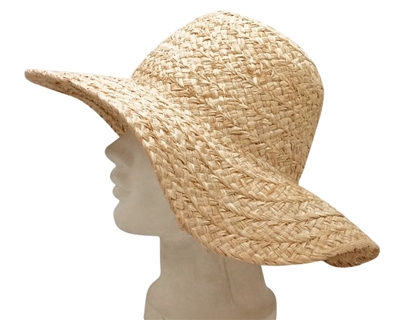 wholesale organic raffia straw sun hats