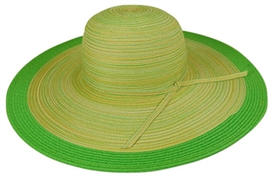 wholesale sun hats blended color with solid edge