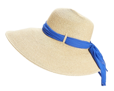 wholesale oversized asymmetrical lampshade hats with sash