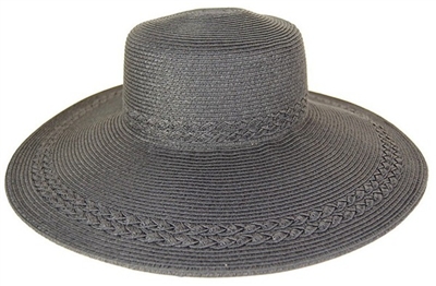 wholesale straw hats wide brim cross-braid sections
