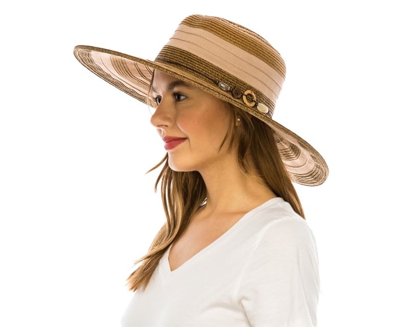 Wholesale Striped Sun Hats