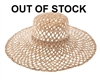 458-1 Flat Top Seagrass Sun Hat