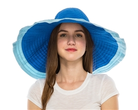 wholesale 2-tone ribbon crusher hat