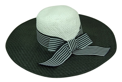 wholesale woven toyo 2-tone sun hat