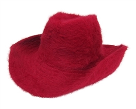 4863-4531 Soft Fall/Winter Red Cowboy Hat