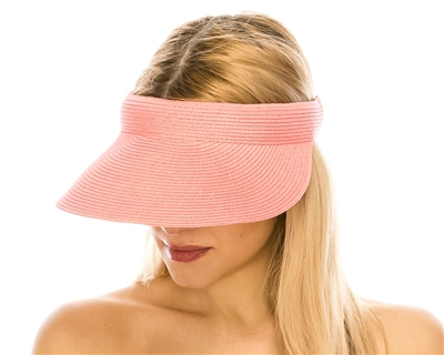 wholesale Comfort Clip Straw Visor