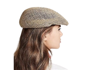 491212S Woven Seagrass Ivy Cap