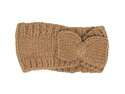 wholesale knit headband with small bow