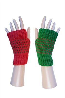 Opposite Colors Fingerless Gloves