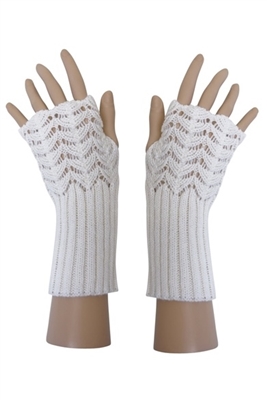wholesale gloves knit scallop pattern