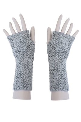 Wholesale Fingerless Gloves with Rosette