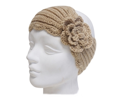 Wholesale Headband Knit with Rosettes