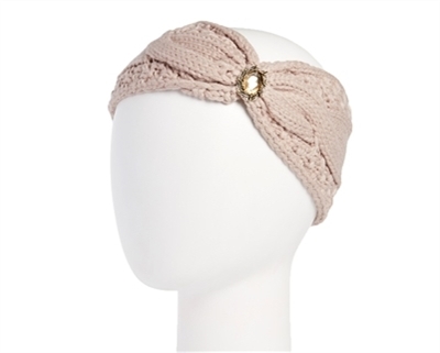 Wholesale Knit Headbands Headbands - with Jewel