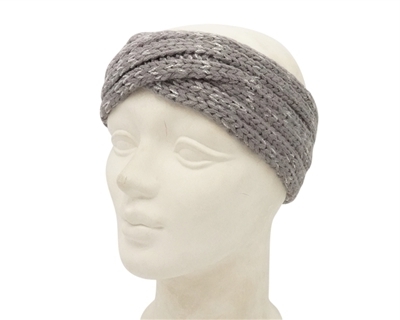 Wholesale Knit Headbands - Lurex