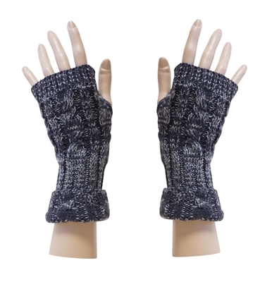 Wholesale Fingerless Gloves Marled Colors