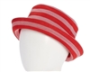 wholesale womens bucket hats stripes black grey fuchsia