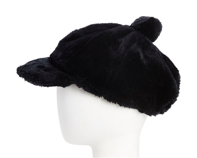 wholesale mink fur cabbie hat cap
